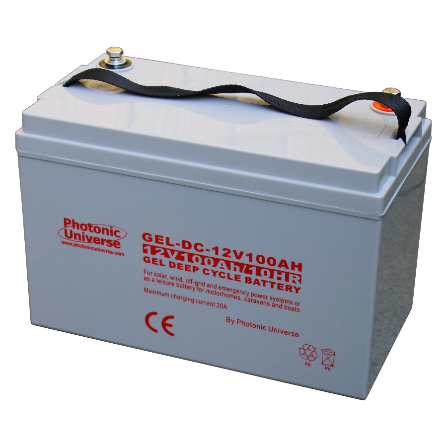 100Ah 12V Gel Deep Cycle Battery for Motorhome, Caravan ...