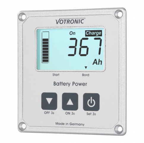 400A 12V/24V Votronic smart battery shunt with LCD battery monitor and 5m cable 
