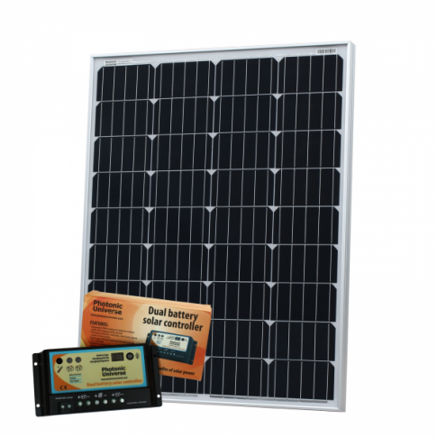 100W solar panel kit  monocrystalline for boat caravan motorhome 12v 20A Dual