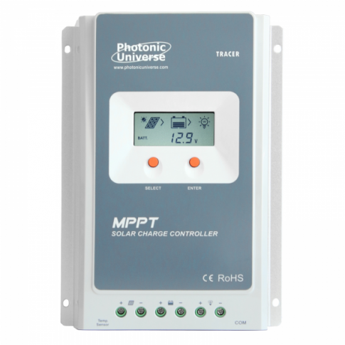 MPPT Solar Charge Controller Solar Panel Battery Intelligent Regulator with Dual USB LCD Display 12V/24V 50A Qiilu 