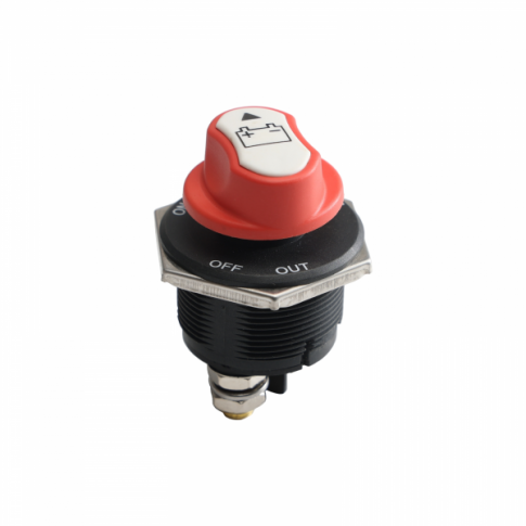 16mm Normally Open Red Panel Button - 36V 2A - 12V Compatible - 7471 Style