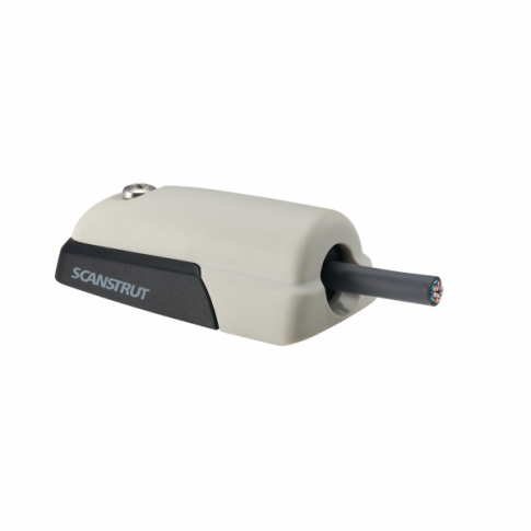 Scanstrut DS-HSL-01 Starlink Compatible Horizontal Cable Seal - Waterproof Cable Gland for Starlink, NMEA, and RJ45 cables and connectors, IP68 Rated, UV-Stable Plastic, Screw Mount - Grey
