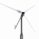 2000W 48V wind turbine with 3 blades and tail furling mechanism