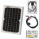 5W 12V solar trickle charging kit with 5A solar controller and battery cable with crocodile clips