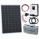 250W 12V Complete Off-grid solar power system with 250W solar panel, 1kW hybrid inverter and 2 x 100Ah batteries
