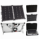 120W 12V folding solar charging kit for camper, caravan, boat or any other 12V system