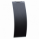 130W black narrow semi-flexible fibreglass solar panel with durable ETFE coating
