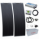 1.5kW complete van conversion kit with 2 x 150W black narrow semi-flexible solar panel, 200Ah 12V battery and 1500W 230V pure sine wave inverter