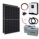 820W 24V Complete Off-grid solar power system with 2 x 410W Sharp solar panels, 3kW hybrid inverter and 2 x 100Ah batteries