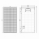 300W bi-facial monocrystalline solar panel with 60cm cable