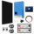 TBB Power 2.58kW 48V Complete Off-grid solar power system with 6 x 430W Sharp solar panels, 5kW TBB Power RIIOSUN hybrid inverter and 2 x TBB Power ES100II 105Ah batteries with mounting brackets