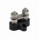 150A 48V black 2 way copper busbar with M8 terminals
