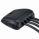Scanstrut DS-H-MULTI-BLK Horizontal Black Cable Seal for Multiple Cables with Diameter up to 15mm