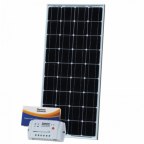 100W 12V solar charging kit with 10A controller and 5m cable