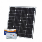 80W 12V solar charging kit with 10A controller and 5m cable