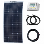 160W 12V Reinforced Semi-flexible solar charging kit