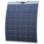 210W mono fibreglass semi-flexible solar panel with self adhesive backing (made in Austria)