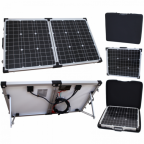 80W 12V folding solar charging kit for motorhome, caravan, boat or any other 12V system