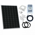 200W 12V / 24V Complete solar charging kit with 20A MPPT controller