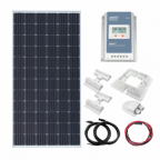 360W 12V/24V Complete solar charging kit with 30A MPPT controller