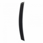 50W Reinforced Ultra-narrow semi-flexible solar panel with a durable ETFE coating