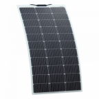 100W semi-flexible fibreglass solar panel with durable ETFE coating