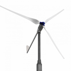 3000W 120V wind turbine with 3 blades and tail furling mechanism