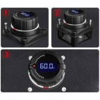 250A 12V/24V/48V battery isolator switch with a voltmeter