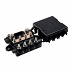200A 12V/24V/48V fuse holder for 1 x MEGA and 4 x MIDI fuses 