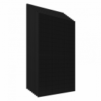 Pallet of 10 x 430W Sharp NU-JC430B Full Black Monocrystalline Solar panels with high-efficiency TOPCon cells