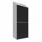 Pallet of 36 x 585W Sharp NB-JD585 Bifacial Silver Frame Solar panels with high-efficiency TOPCon cells and silver frame