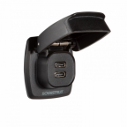 Scanstrut SC-USB-F3 Flip Pro Max Dual USB-C Fast Charging Socket – 12V/24V Marine & RV Waterproof Fast Charger