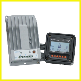 10A MPPT controller with remote meter (TR1215BN-RM)